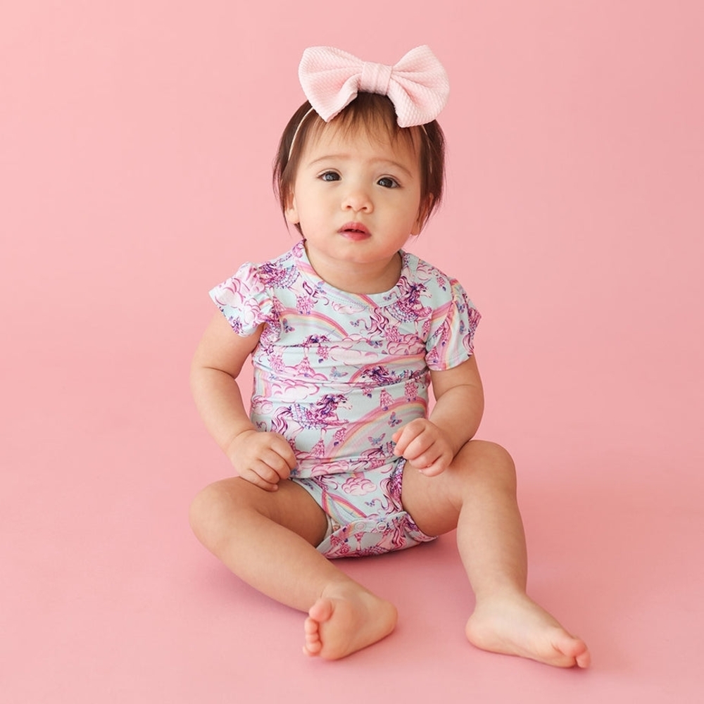 Posh Peanut Pink and Purple Bodysuit